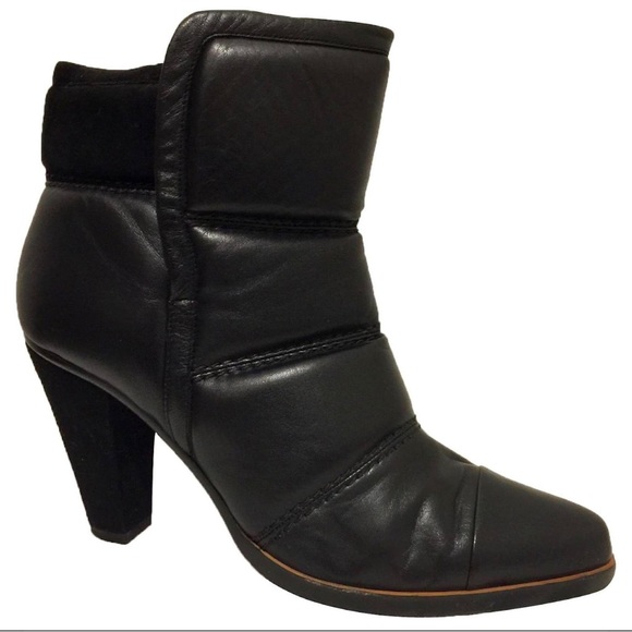 CHLOE Devon Boot Quilted Puffer Black Leather Ankle Boots - Picture 2 of 16